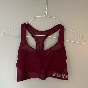 Victoria Sport Maroon Sports Bra